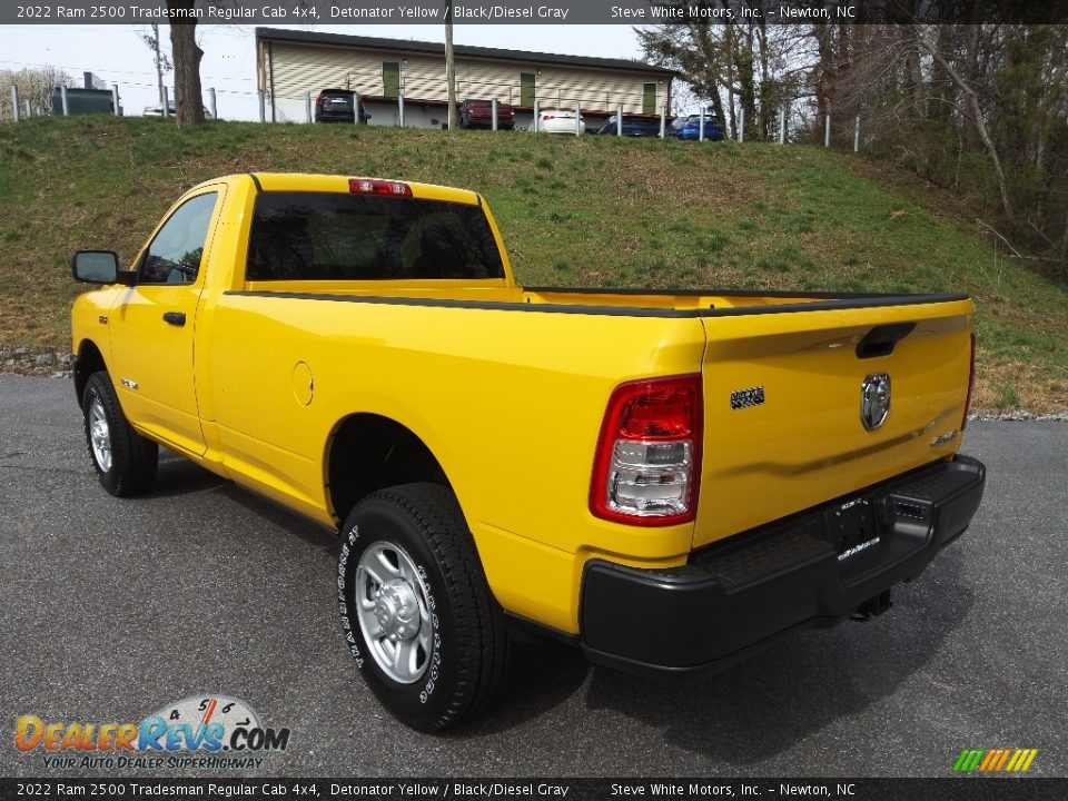 2022 Ram 2500 Tradesman Regular Cab 4x4 Detonator Yellow / Black/Diesel Gray Photo #9