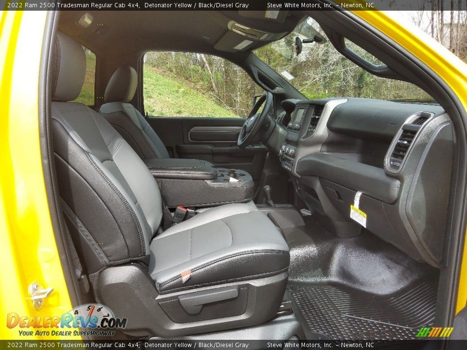 Black/Diesel Gray Interior - 2022 Ram 2500 Tradesman Regular Cab 4x4 Photo #13