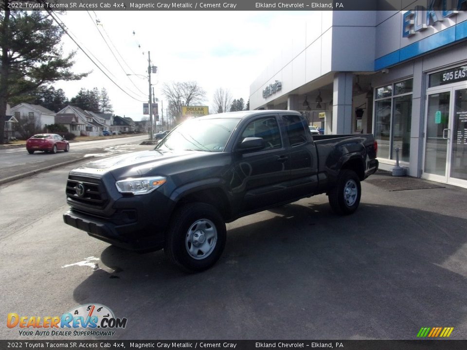 2022 Toyota Tacoma SR Access Cab 4x4 Magnetic Gray Metallic / Cement Gray Photo #7