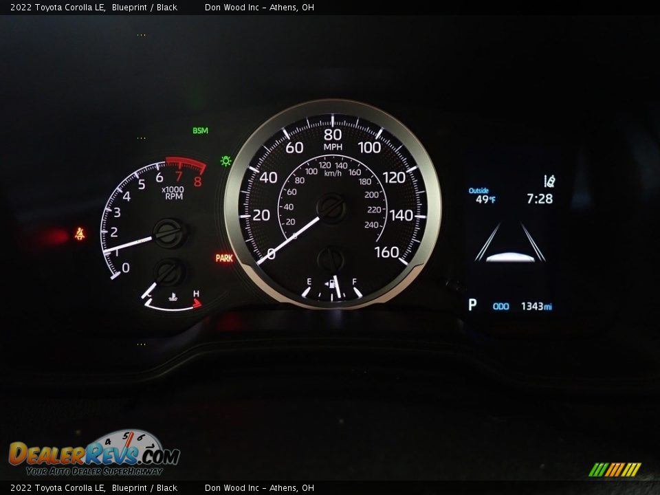 2022 Toyota Corolla LE Blueprint / Black Photo #28