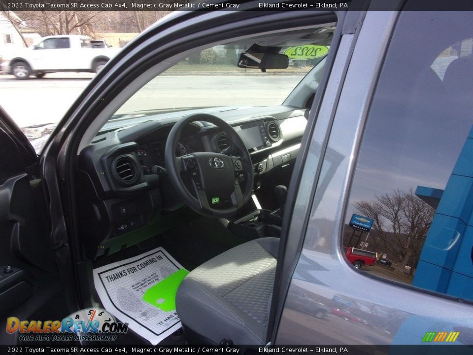 2022 Toyota Tacoma SR Access Cab 4x4 Magnetic Gray Metallic / Cement Gray Photo #12