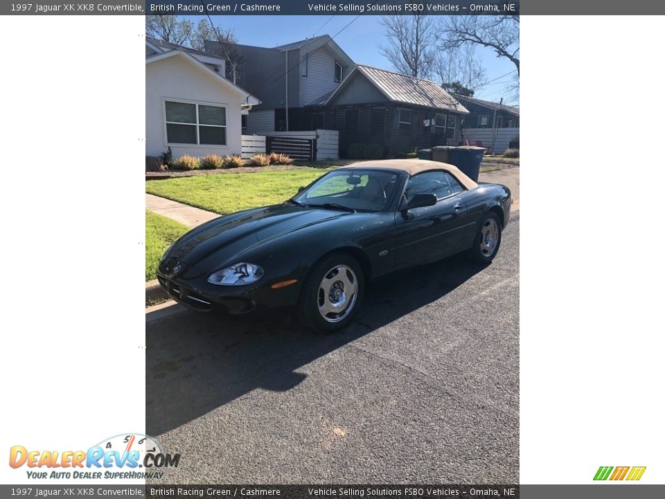 1997 Jaguar XK XK8 Convertible British Racing Green / Cashmere Photo #1