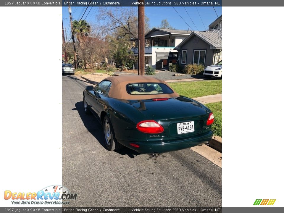 1997 Jaguar XK XK8 Convertible British Racing Green / Cashmere Photo #6