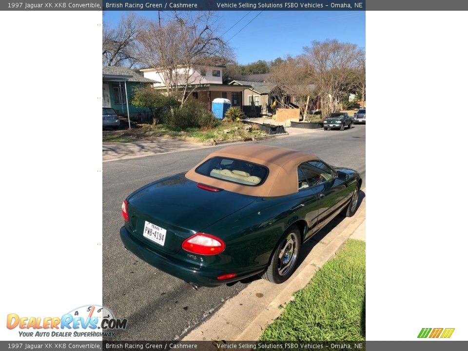 1997 Jaguar XK XK8 Convertible British Racing Green / Cashmere Photo #7