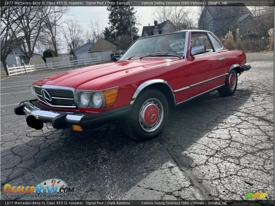 Signal Red 1977 Mercedes-Benz SL Class 450 SL roadster Photo #1