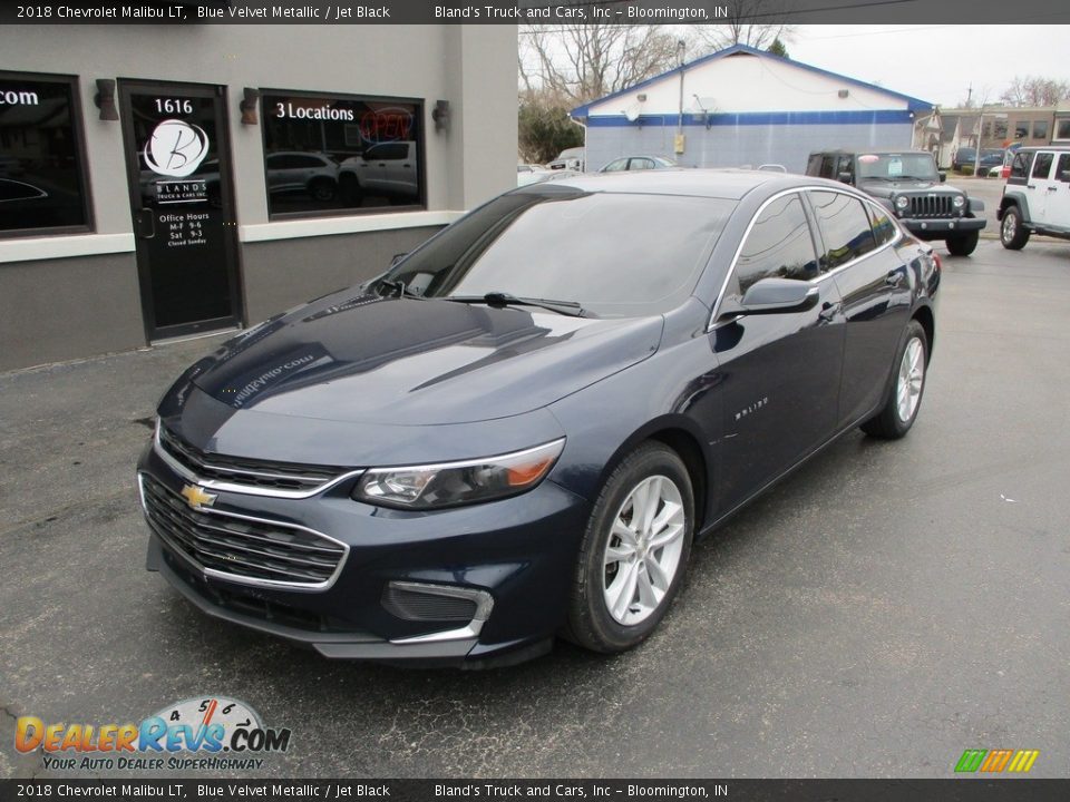 2018 Chevrolet Malibu LT Blue Velvet Metallic / Jet Black Photo #2