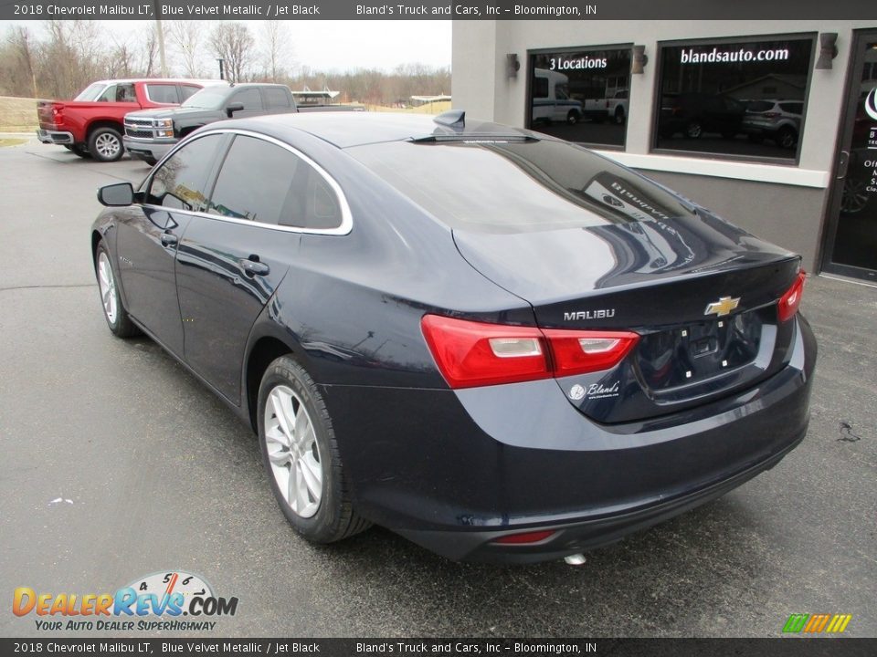2018 Chevrolet Malibu LT Blue Velvet Metallic / Jet Black Photo #3