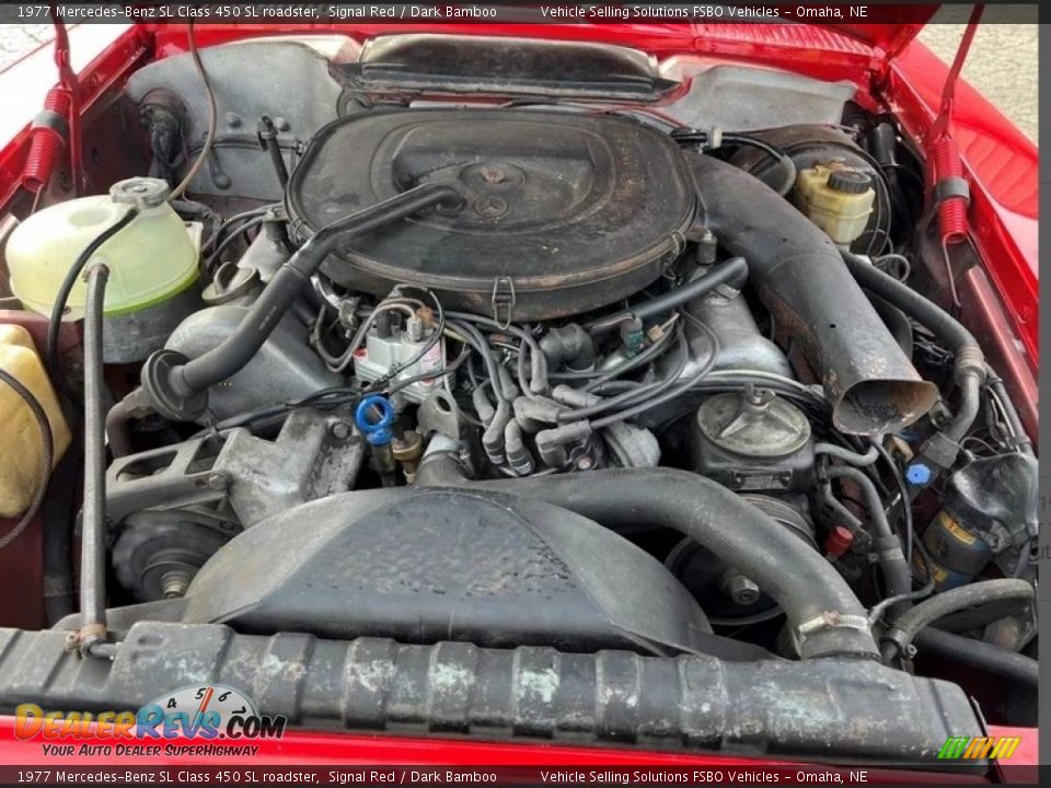 1977 Mercedes-Benz SL Class 450 SL roadster 4.5 Liter SOHC 16-Valve V8 Engine Photo #9