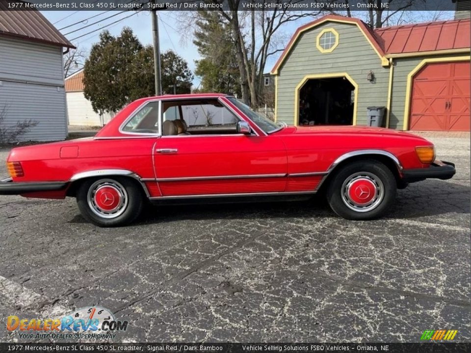 Signal Red 1977 Mercedes-Benz SL Class 450 SL roadster Photo #10