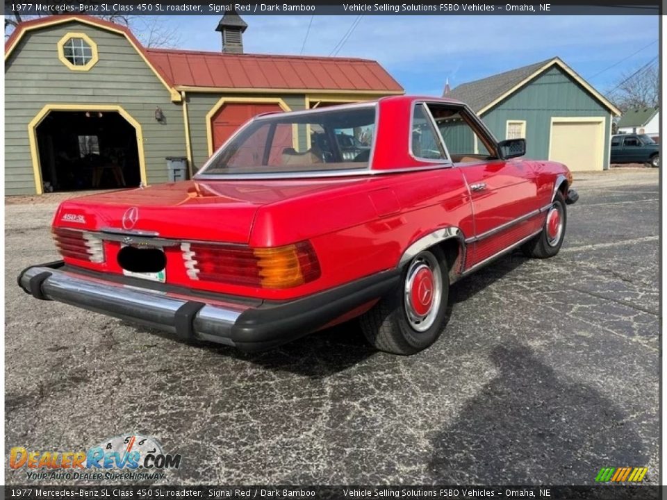 Signal Red 1977 Mercedes-Benz SL Class 450 SL roadster Photo #11