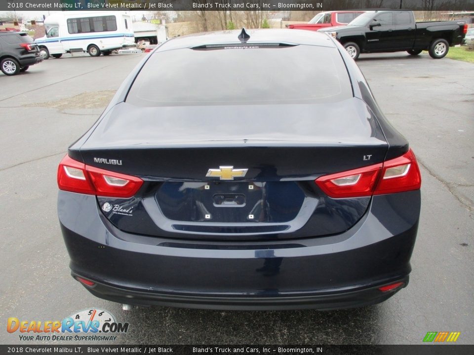 2018 Chevrolet Malibu LT Blue Velvet Metallic / Jet Black Photo #26