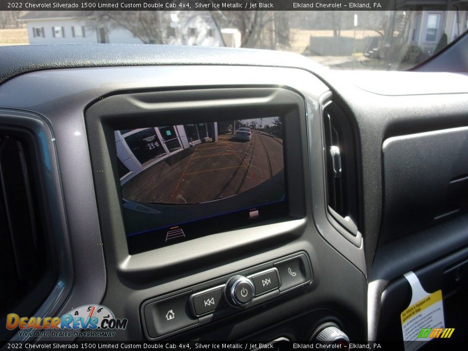2022 Chevrolet Silverado 1500 Limited Custom Double Cab 4x4 Silver Ice Metallic / Jet Black Photo #31