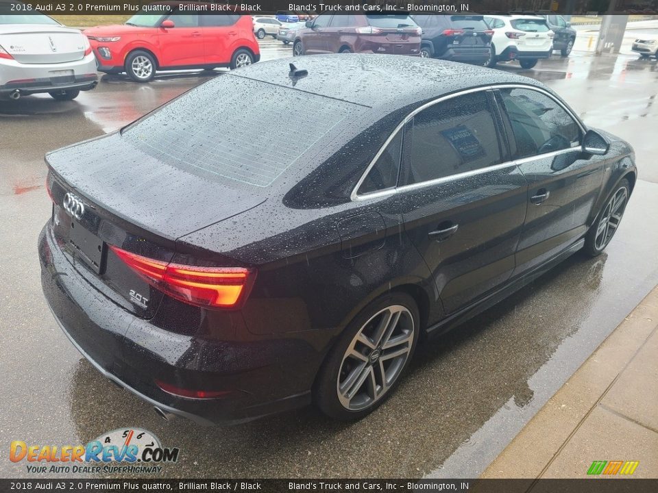 2018 Audi A3 2.0 Premium Plus quattro Brilliant Black / Black Photo #16