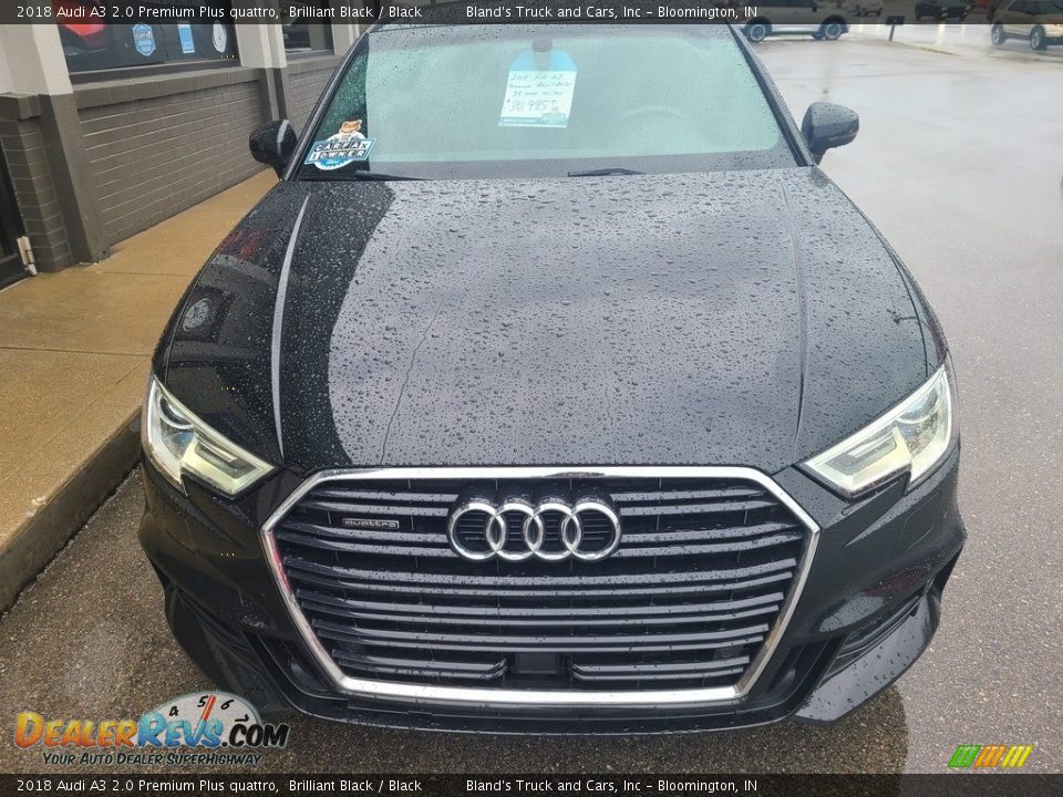 2018 Audi A3 2.0 Premium Plus quattro Brilliant Black / Black Photo #20