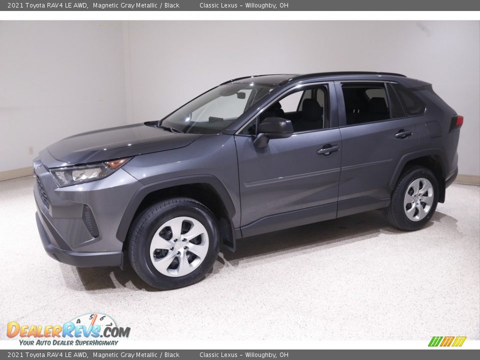 2021 Toyota RAV4 LE AWD Magnetic Gray Metallic / Black Photo #3