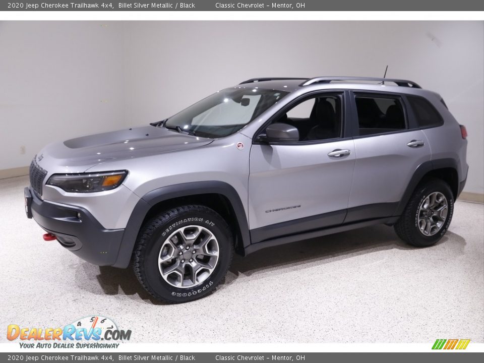 Billet Silver Metallic 2020 Jeep Cherokee Trailhawk 4x4 Photo #3