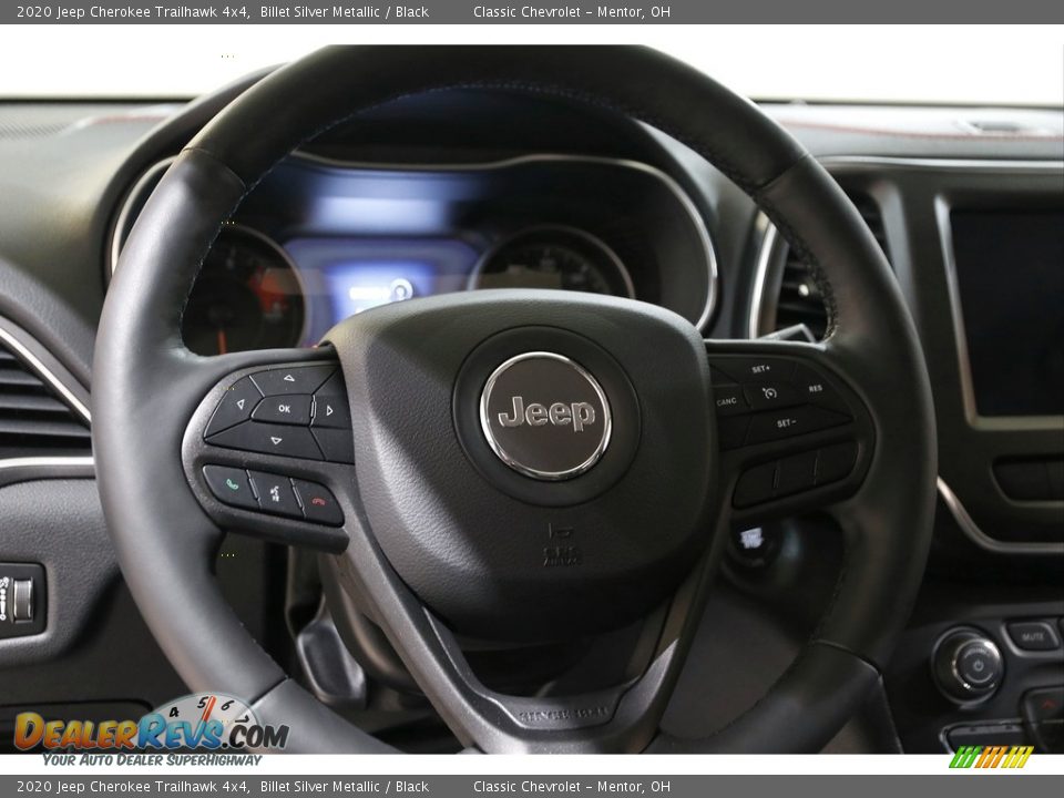 2020 Jeep Cherokee Trailhawk 4x4 Steering Wheel Photo #7