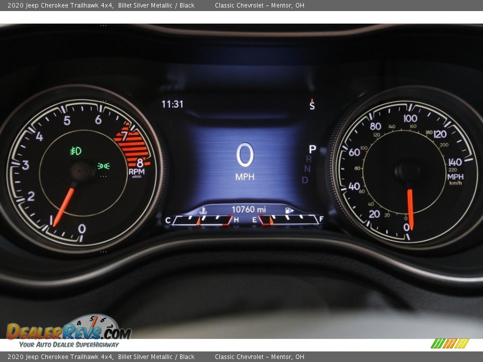 2020 Jeep Cherokee Trailhawk 4x4 Gauges Photo #8