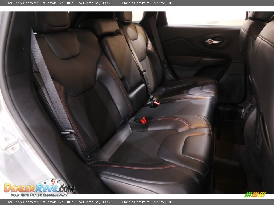 Rear Seat of 2020 Jeep Cherokee Trailhawk 4x4 Photo #17