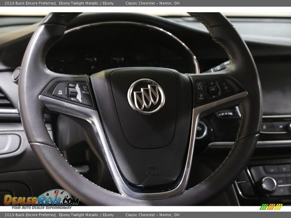 2019 Buick Encore Preferred Ebony Twilight Metallic / Ebony Photo #7