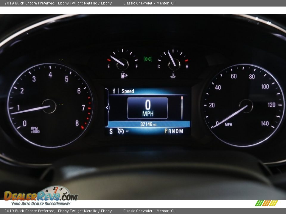2019 Buick Encore Preferred Ebony Twilight Metallic / Ebony Photo #8