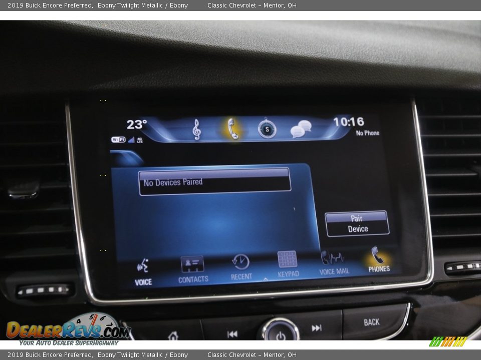 2019 Buick Encore Preferred Ebony Twilight Metallic / Ebony Photo #11