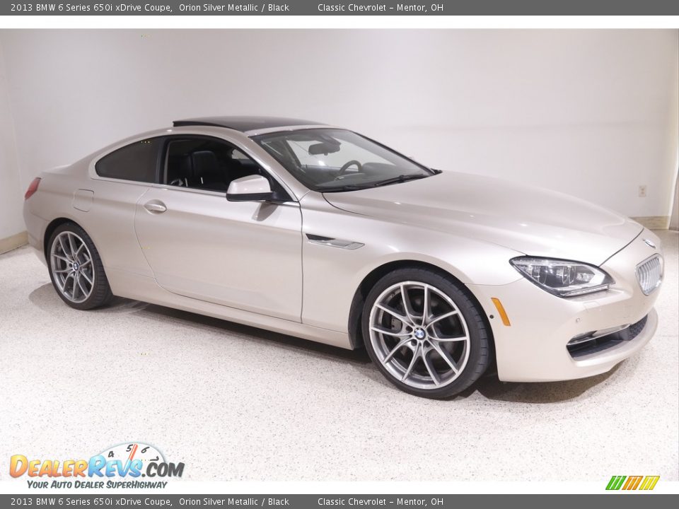 Orion Silver Metallic 2013 BMW 6 Series 650i xDrive Coupe Photo #1