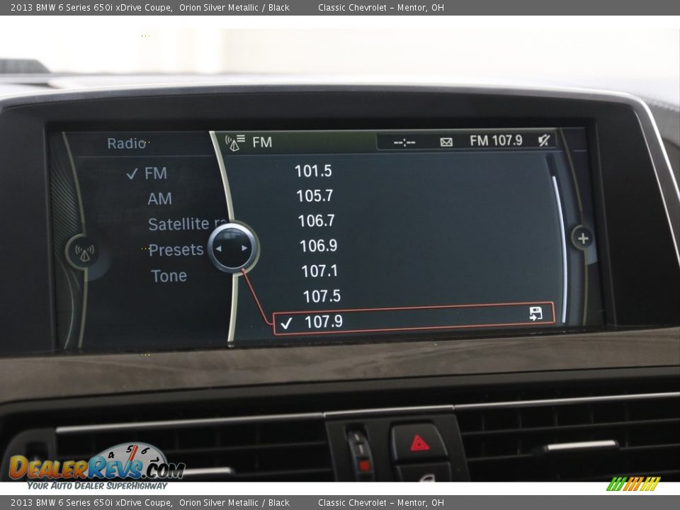 Audio System of 2013 BMW 6 Series 650i xDrive Coupe Photo #12