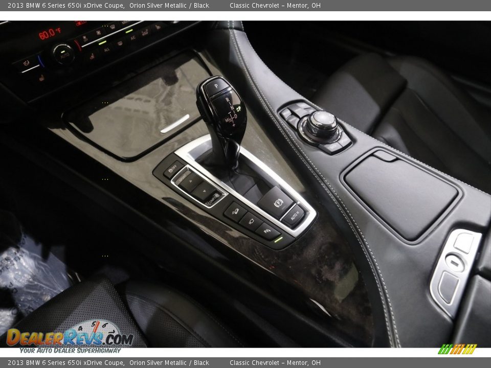 2013 BMW 6 Series 650i xDrive Coupe Orion Silver Metallic / Black Photo #14