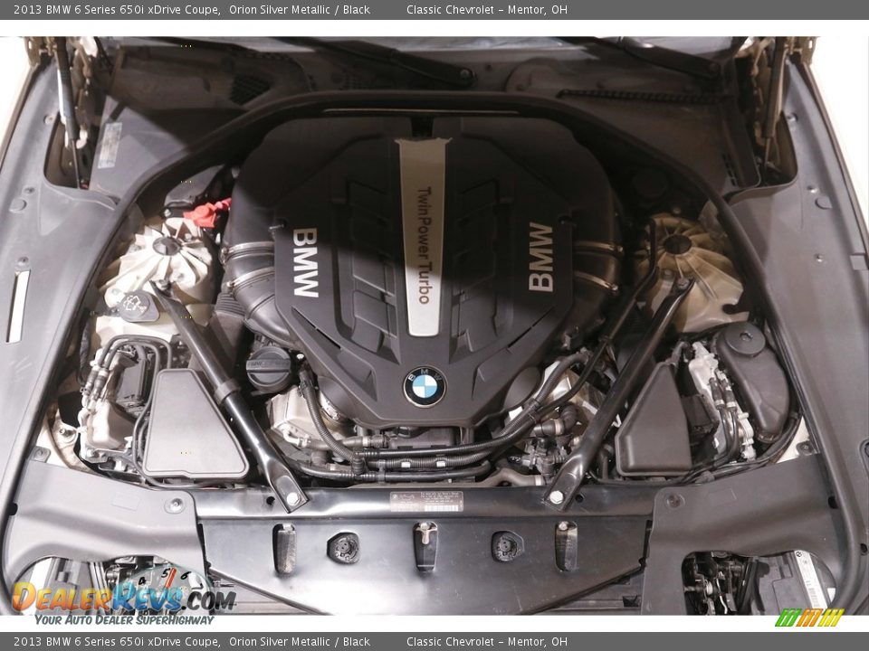 2013 BMW 6 Series 650i xDrive Coupe 4.4 Liter DI TwinPower Turbocharged DOHC 32-Valve VVT V8 Engine Photo #21