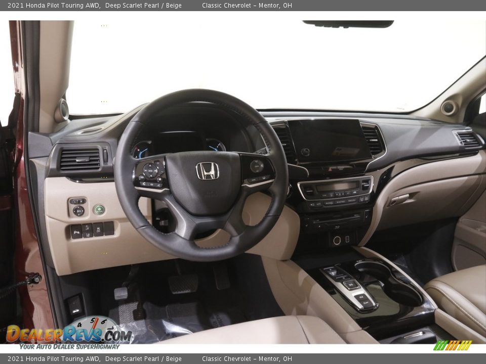 Dashboard of 2021 Honda Pilot Touring AWD Photo #6