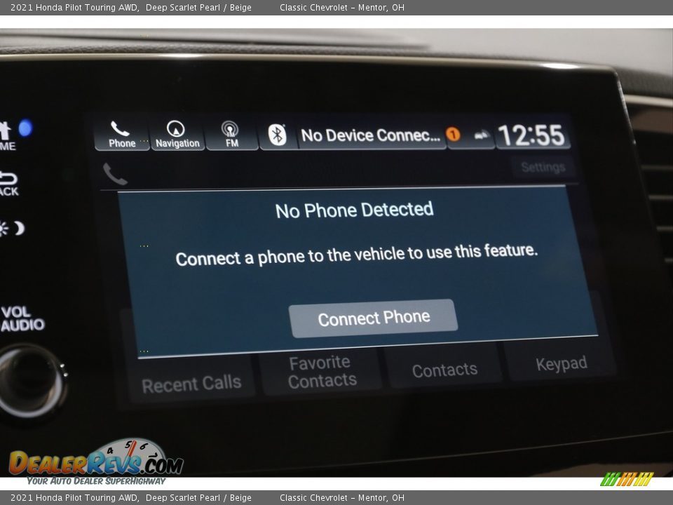 2021 Honda Pilot Touring AWD Deep Scarlet Pearl / Beige Photo #11