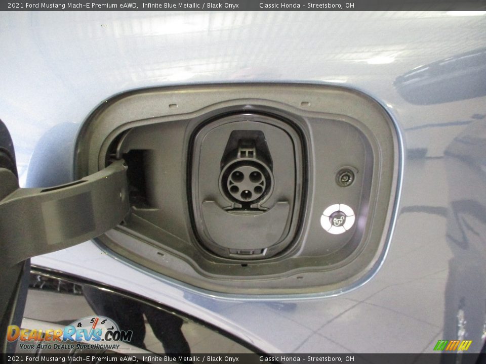 2021 Ford Mustang Mach-E Premium eAWD Infinite Blue Metallic / Black Onyx Photo #14