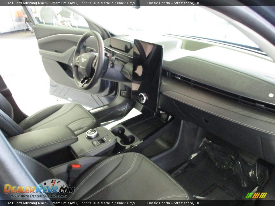 2021 Ford Mustang Mach-E Premium eAWD Infinite Blue Metallic / Black Onyx Photo #17
