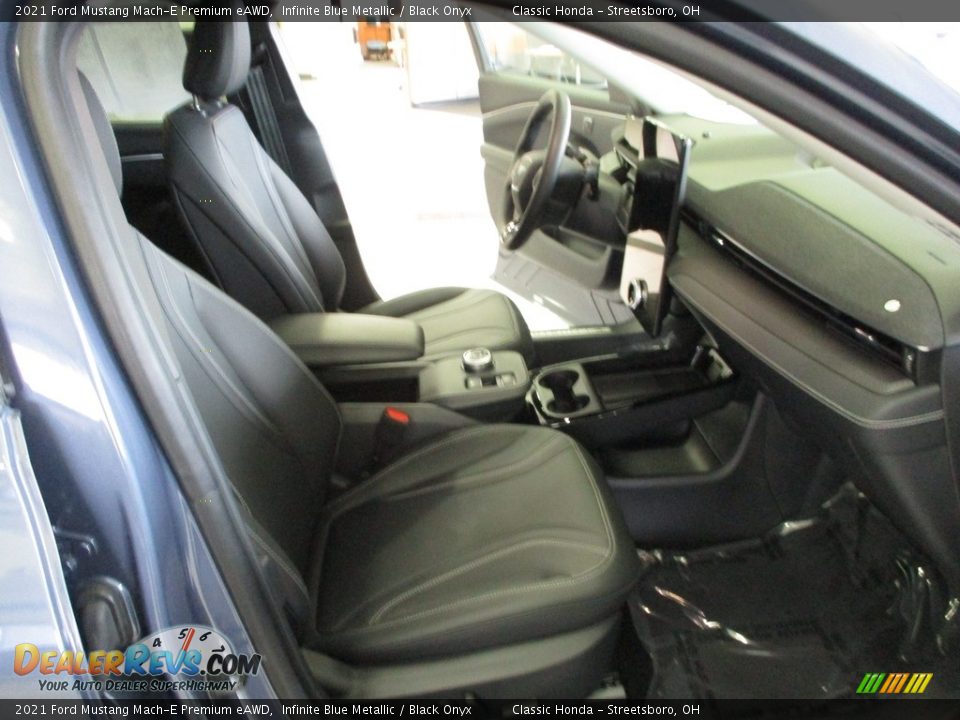 Front Seat of 2021 Ford Mustang Mach-E Premium eAWD Photo #18