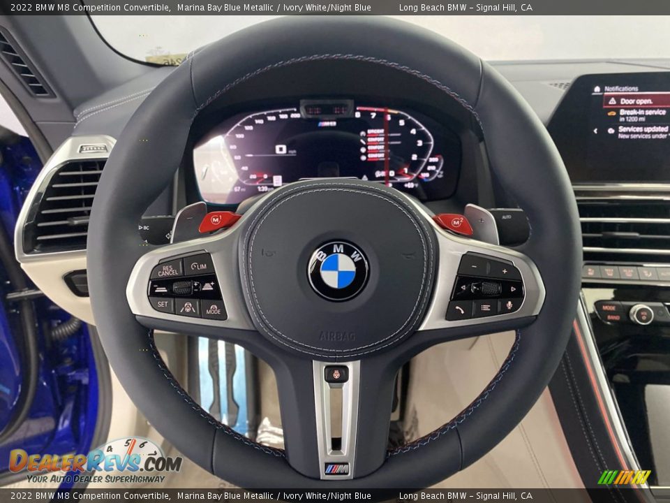 2022 BMW M8 Competition Convertible Steering Wheel Photo #14