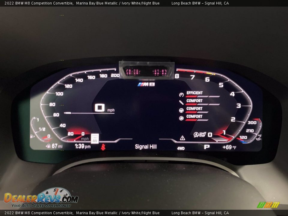 2022 BMW M8 Competition Convertible Gauges Photo #17