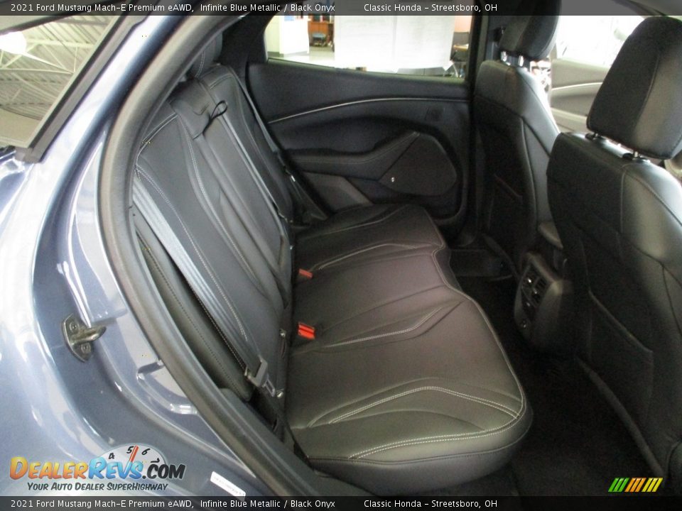 Rear Seat of 2021 Ford Mustang Mach-E Premium eAWD Photo #23