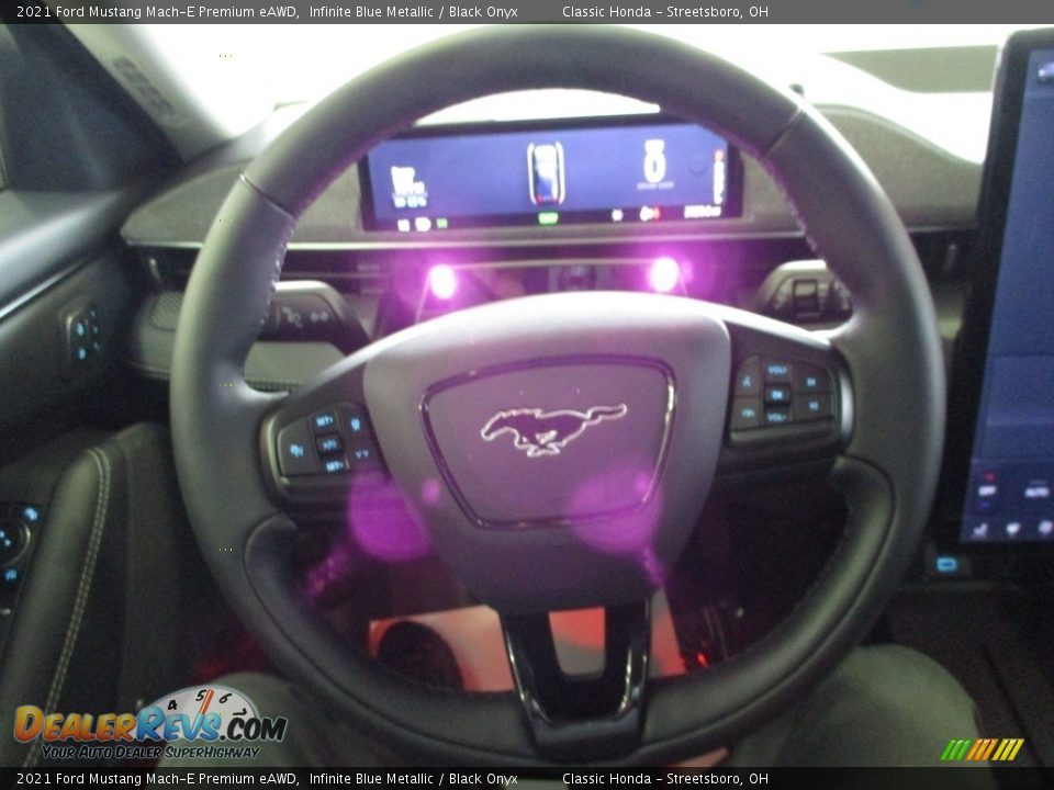 2021 Ford Mustang Mach-E Premium eAWD Steering Wheel Photo #33