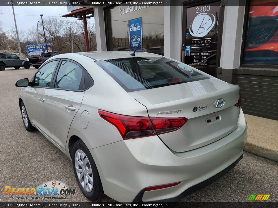 2019 Hyundai Accent SE Linen Beige / Black Photo #6