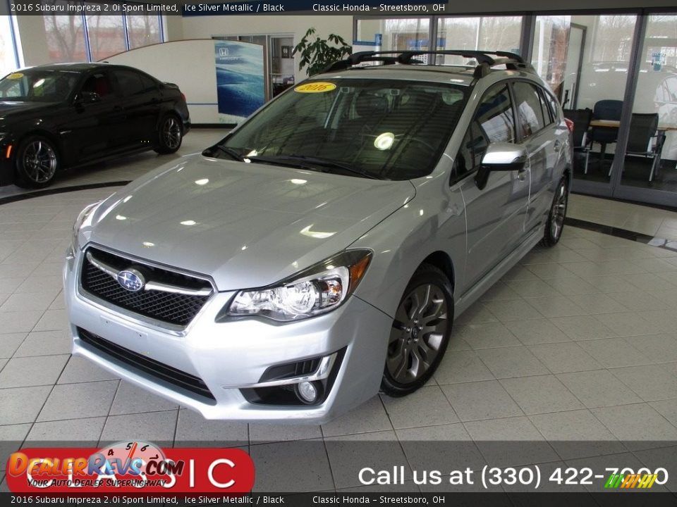 2016 Subaru Impreza 2.0i Sport Limited Ice Silver Metallic / Black Photo #1
