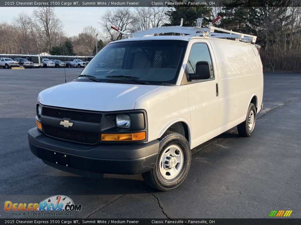 2015 Chevrolet Express 3500 Cargo WT Summit White / Medium Pewter Photo #1