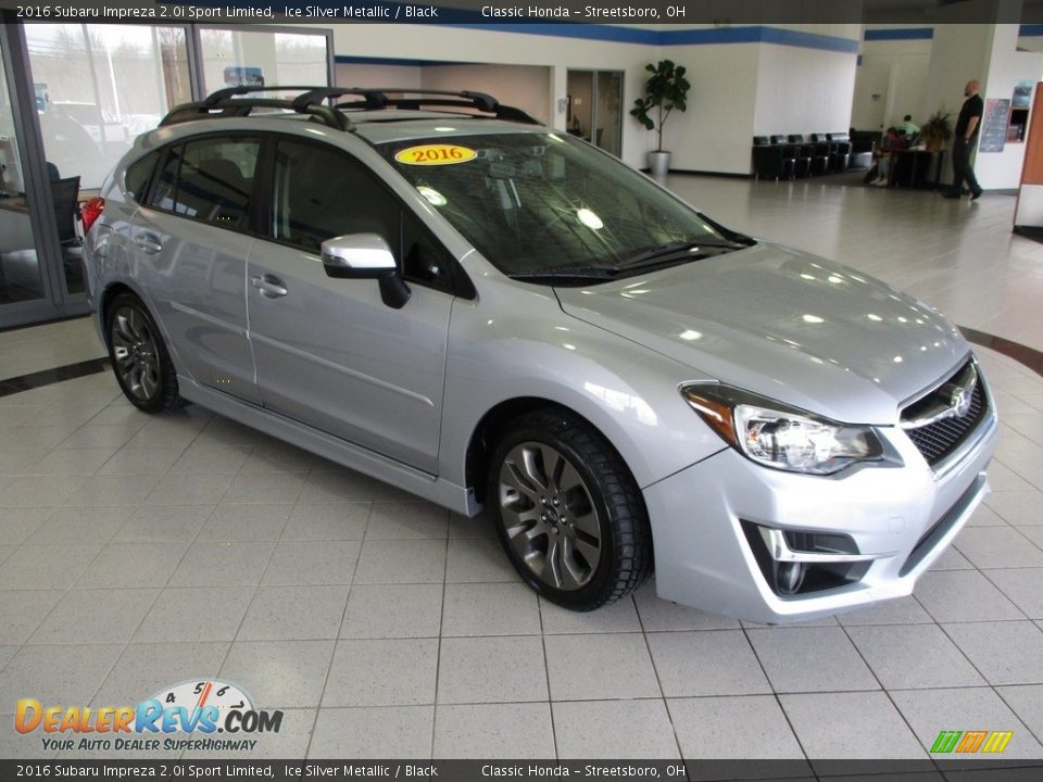 2016 Subaru Impreza 2.0i Sport Limited Ice Silver Metallic / Black Photo #3