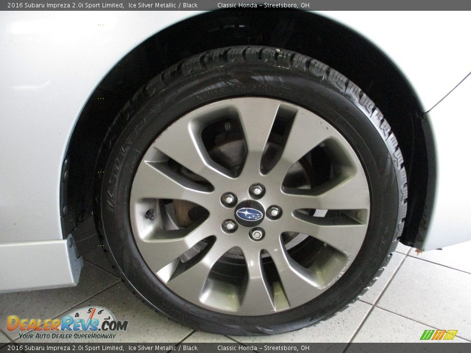 2016 Subaru Impreza 2.0i Sport Limited Ice Silver Metallic / Black Photo #5