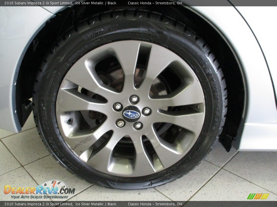 2016 Subaru Impreza 2.0i Sport Limited Ice Silver Metallic / Black Photo #6