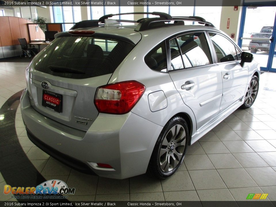 2016 Subaru Impreza 2.0i Sport Limited Ice Silver Metallic / Black Photo #7