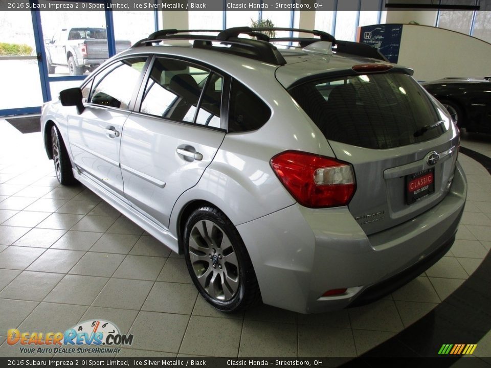 2016 Subaru Impreza 2.0i Sport Limited Ice Silver Metallic / Black Photo #9
