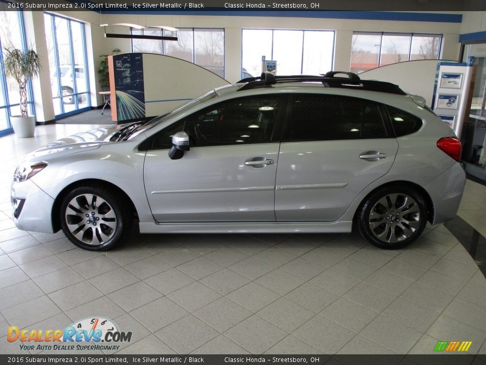 2016 Subaru Impreza 2.0i Sport Limited Ice Silver Metallic / Black Photo #10