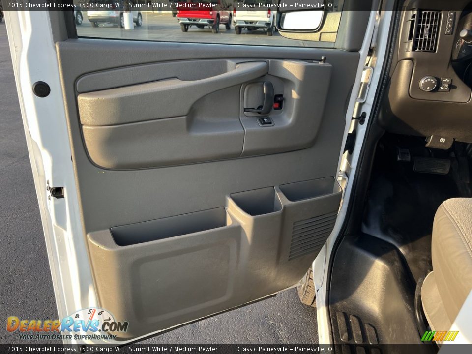 2015 Chevrolet Express 3500 Cargo WT Summit White / Medium Pewter Photo #11