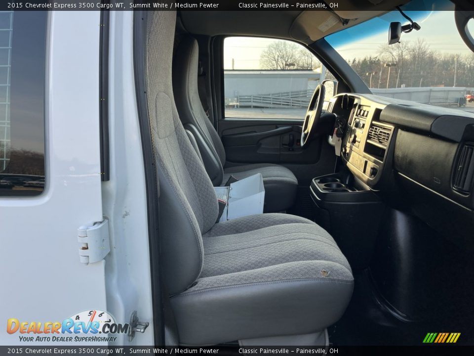 2015 Chevrolet Express 3500 Cargo WT Summit White / Medium Pewter Photo #15